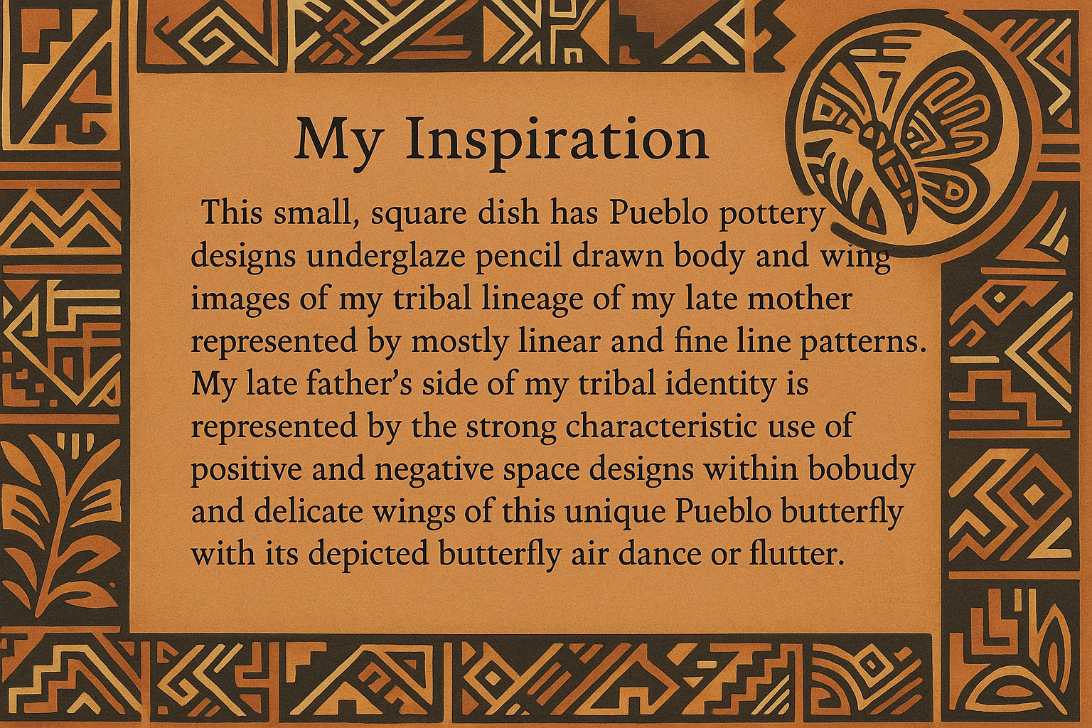 "Pueblo Butterfly Flutter" # S4
